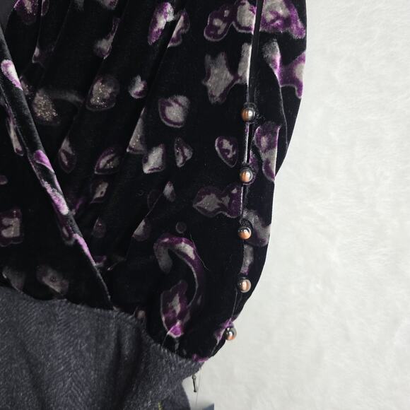 Rachel Roy Sz10 NWT Wool Cashmere blend Crossed Velvet Top n Skirts. Warm Office - Picture 15 of 16